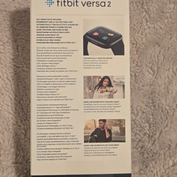 Fitbit Versa 2 Smartwatch Plus Tons of New/Pre-Owned Bands & Accessories - Picture 2 of 15